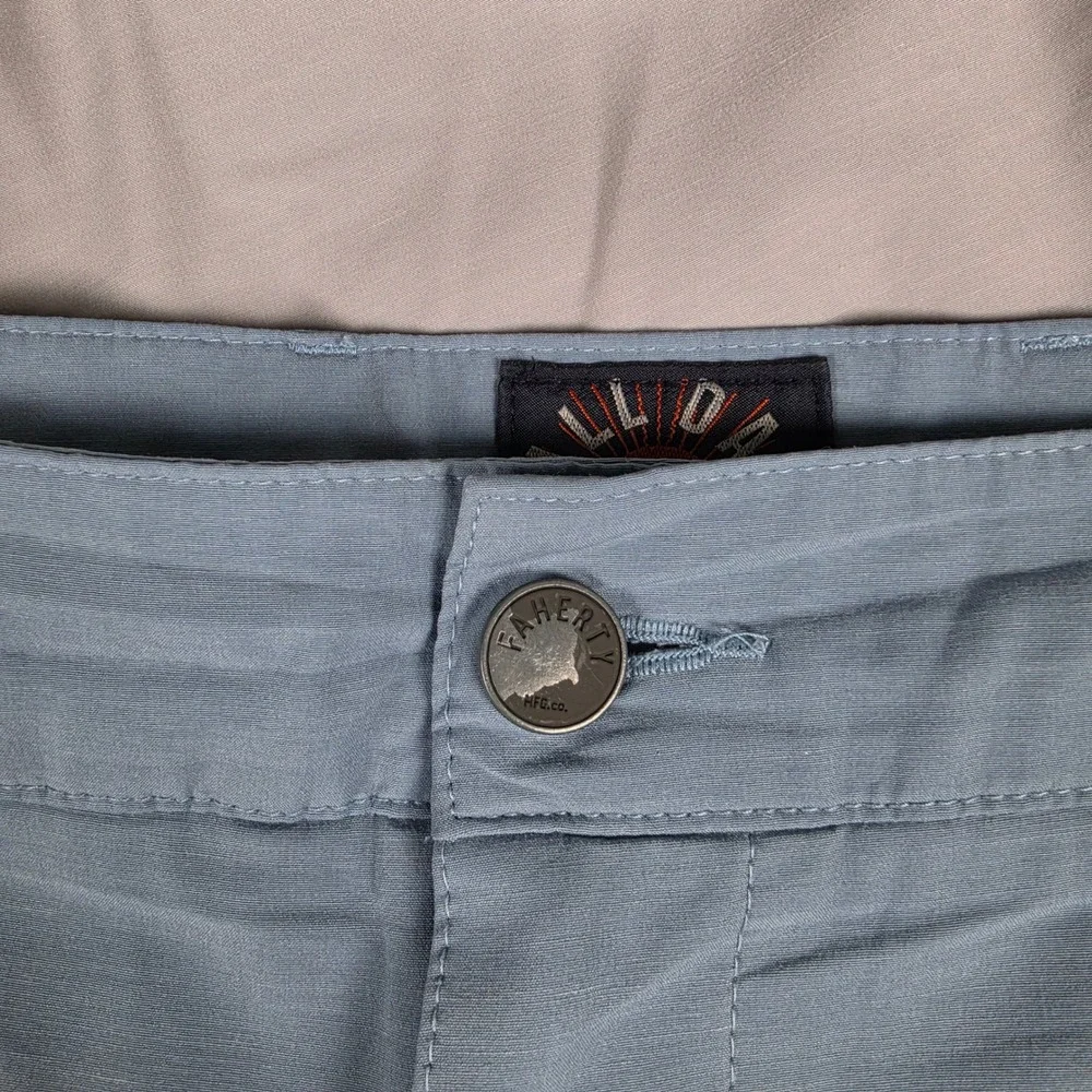 Faherty All Day Shorts Mens 40 Grey Blue Hybrid Performance Chino Bundle 2pk